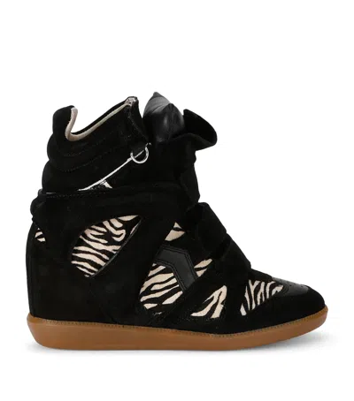 Isabel Marant Suede Bekett Wedge Sneakers 50