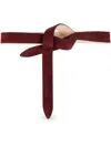 Isabel Marant Burgundy Lecce Belt In Rot