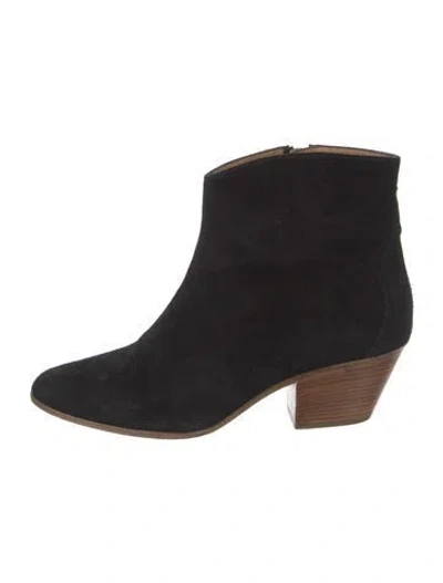 Pre-owned Isabel Marant Suede Boots In Black