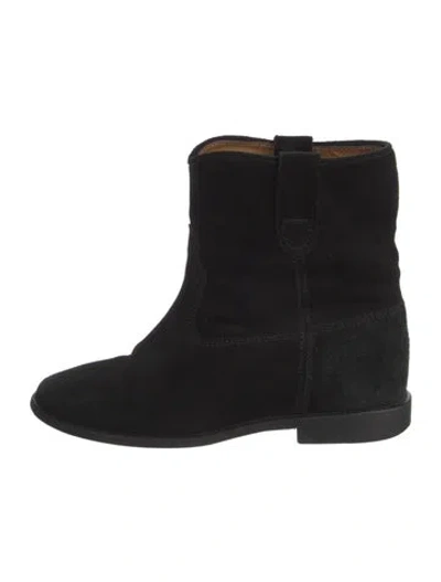 Pre-owned Isabel Marant Suede Boots In Black