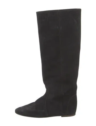 Pre-owned Isabel Marant Suede Boots In Black