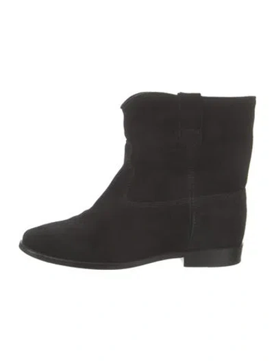 Pre-owned Isabel Marant Suede Boots In Black