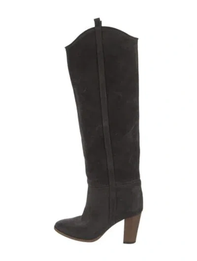 Pre-owned Isabel Marant Suede Boots In Black