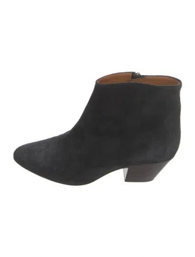 Pre-owned Isabel Marant Suede Boots In Black