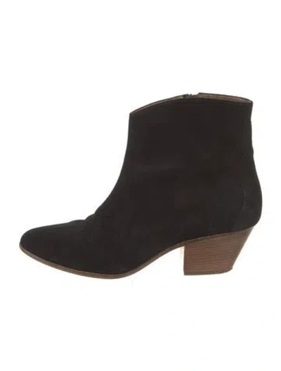 Pre-owned Isabel Marant Suede Boots In Black