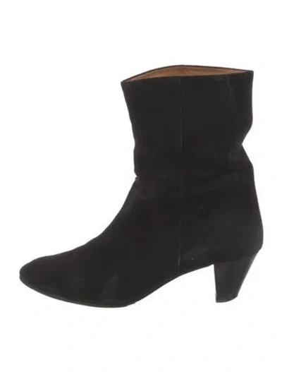 Pre-owned Isabel Marant Suede Boots In Black