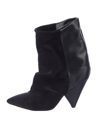Pre-owned Isabel Marant Suede Boots In Black