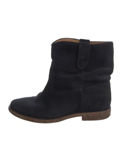 Pre-owned Isabel Marant Suede Boots In Black