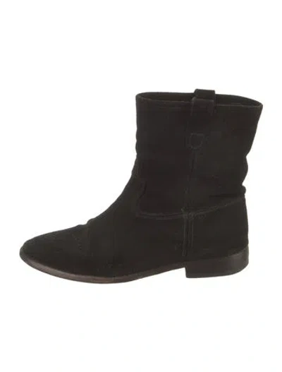 Pre-owned Isabel Marant Suede Boots In Black