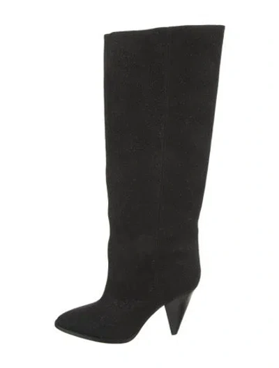 Pre-owned Isabel Marant Suede Boots In Black