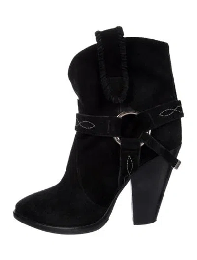 Pre-owned Isabel Marant Suede Boots In Black
