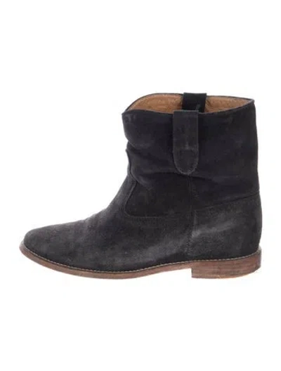 Pre-owned Isabel Marant Suede Boots In Black