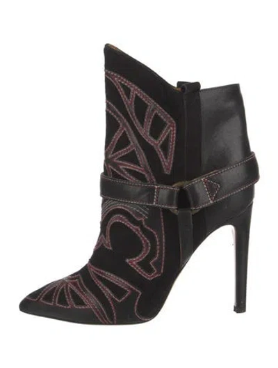 Pre-owned Isabel Marant Suede Boots In Black