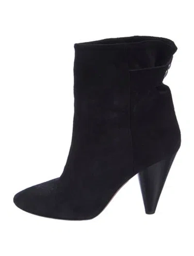 Pre-owned Isabel Marant Suede Boots In Black