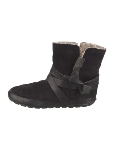 Pre-owned Isabel Marant Suede Boots In Black