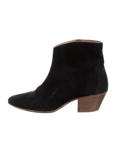 Pre-owned Isabel Marant Suede Boots In Black