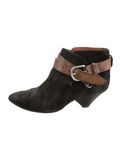 Pre-owned Isabel Marant Suede Boots In Black