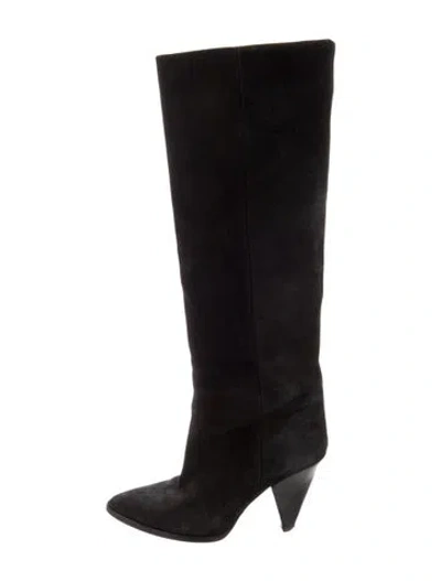 Pre-owned Isabel Marant Suede Boots In Black