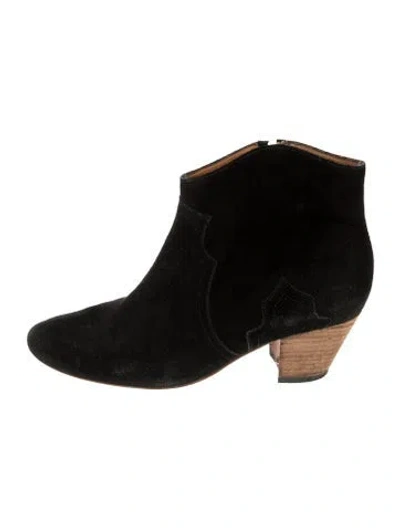 Pre-owned Isabel Marant Suede Boots In Black