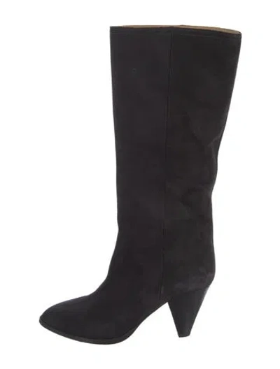 Pre-owned Isabel Marant Suede Boots In Black
