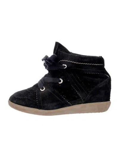 Pre-owned Isabel Marant Suede Boots In Black