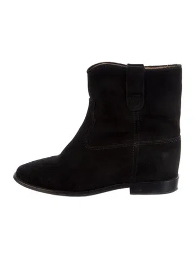 Pre-owned Isabel Marant Suede Boots In Black