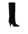 Isabel Marant Suede Boots In Black