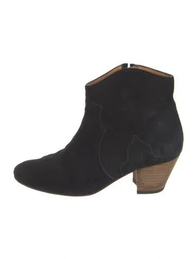 Pre-owned Isabel Marant Suede Boots In Blue