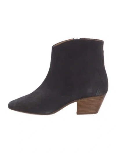 Pre-owned Isabel Marant Suede Boots In Blue