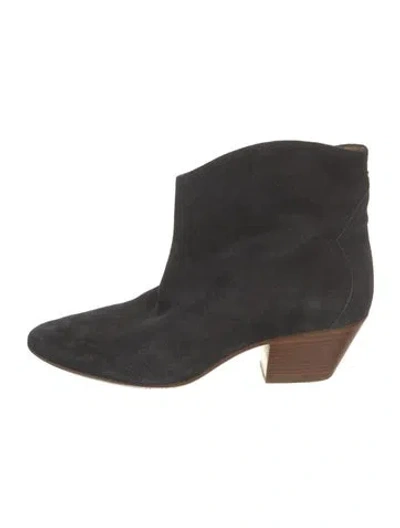 Pre-owned Isabel Marant Suede Boots In Blue
