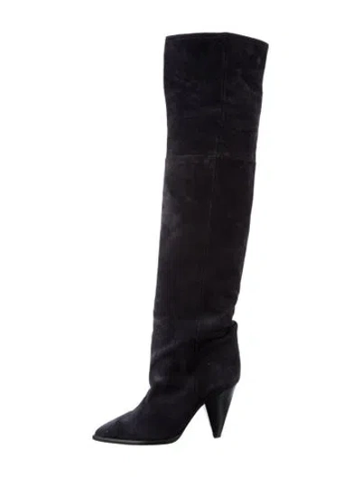 Pre-owned Isabel Marant Suede Boots In Blue