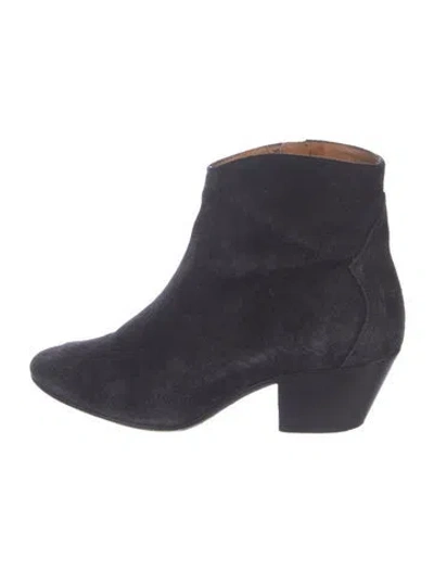 Pre-owned Isabel Marant Suede Boots In Blue