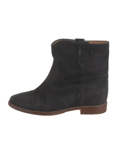 Pre-owned Isabel Marant Suede Boots In Blue