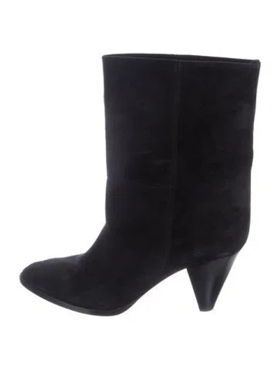 Pre-owned Isabel Marant Suede Boots In Blue
