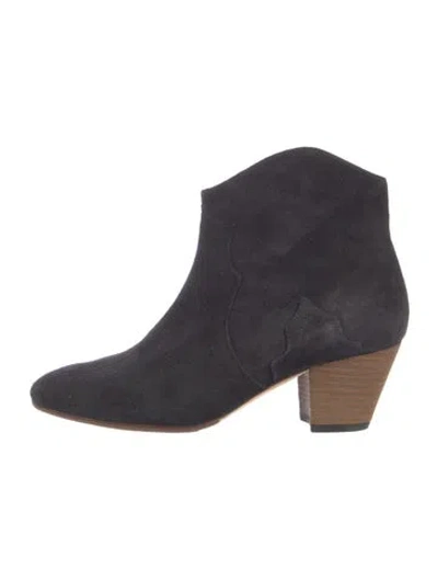 Pre-owned Isabel Marant Suede Boots In Blue