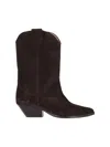 Isabel Marant Suede Boots In Brown