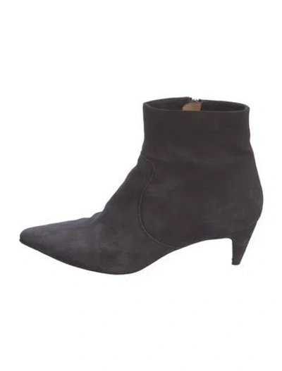 Pre-owned Isabel Marant Suede Boots In Gray