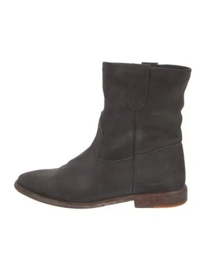 Pre-owned Isabel Marant Suede Boots In Gray