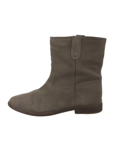 Pre-owned Isabel Marant Suede Boots In Gray