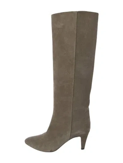 Pre-owned Isabel Marant Suede Boots In Green
