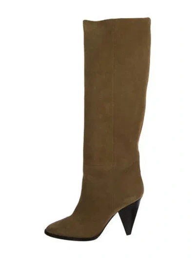 Pre-owned Isabel Marant Suede Boots In Green