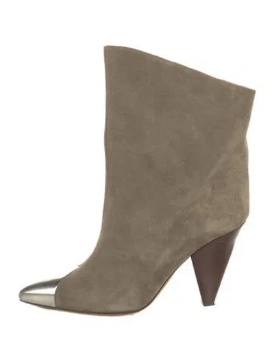 Pre-owned Isabel Marant Suede Boots In Green