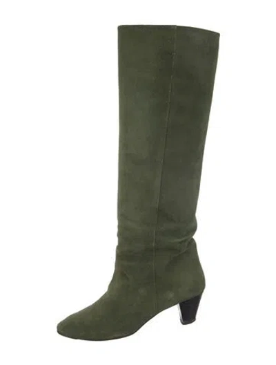 Pre-owned Isabel Marant Suede Boots In Green