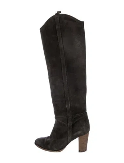 Pre-owned Isabel Marant Suede Boots In Green