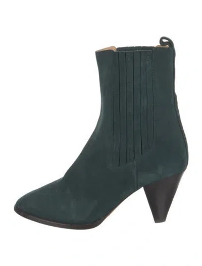 Pre-owned Isabel Marant Suede Boots In Green