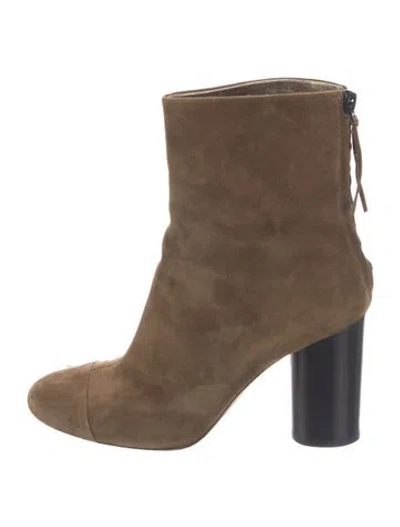 Pre-owned Isabel Marant Suede Boots In Green