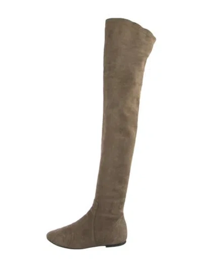 Pre-owned Isabel Marant Suede Boots In Neutral