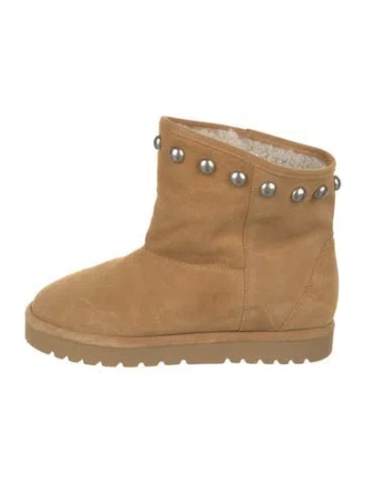 Pre-owned Isabel Marant Suede Boots In Neutral