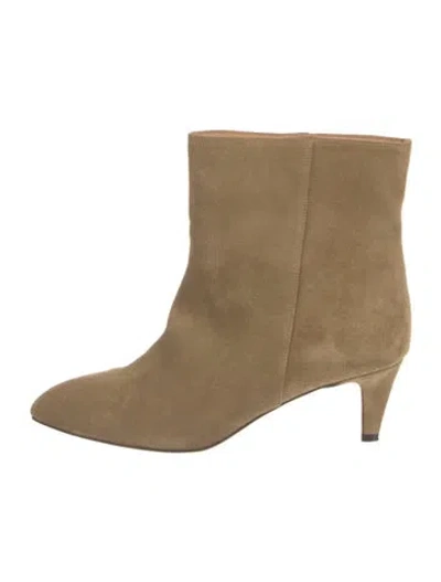Pre-owned Isabel Marant Suede Boots In Neutral