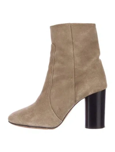 Pre-owned Isabel Marant Suede Boots In Neutral